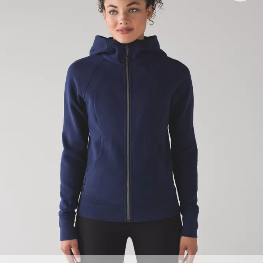 Navy Hooded Jacket